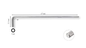 Ceta Form 3 mm L Uzun Allen (Alyan) Anahtar