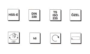 MTE 6,8 mm Paslanmaz Matkap Ucu Altın Seri HSS-E DIN 338