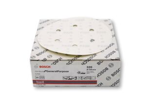 Bosch C450 150 mm 6 Delikli 320 Kum Zımpara Kağıdı 50'li 2608621729