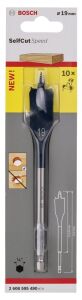 Yaprak-Kelebek 19x152 mm 1/4'' Adaptörlü Matkap Ucu SelfCut 2608595490