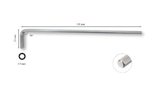 Ceta Form 3.5 mm L Uzun Allen (Alyan) Anahtar