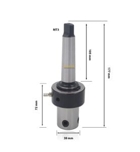 Manyetik Matkap Mors Konik Adaptörü MK3 Vidalı Soğutmalı