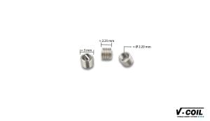 V-Coil M 2,5x0,45 Tırnaklı 1,5D Helicoil Yay İnox (1 Adet) 07304