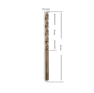 MTE 3,3 mm Paslanmaz Matkap Ucu Altın Seri HSS-E DIN 338