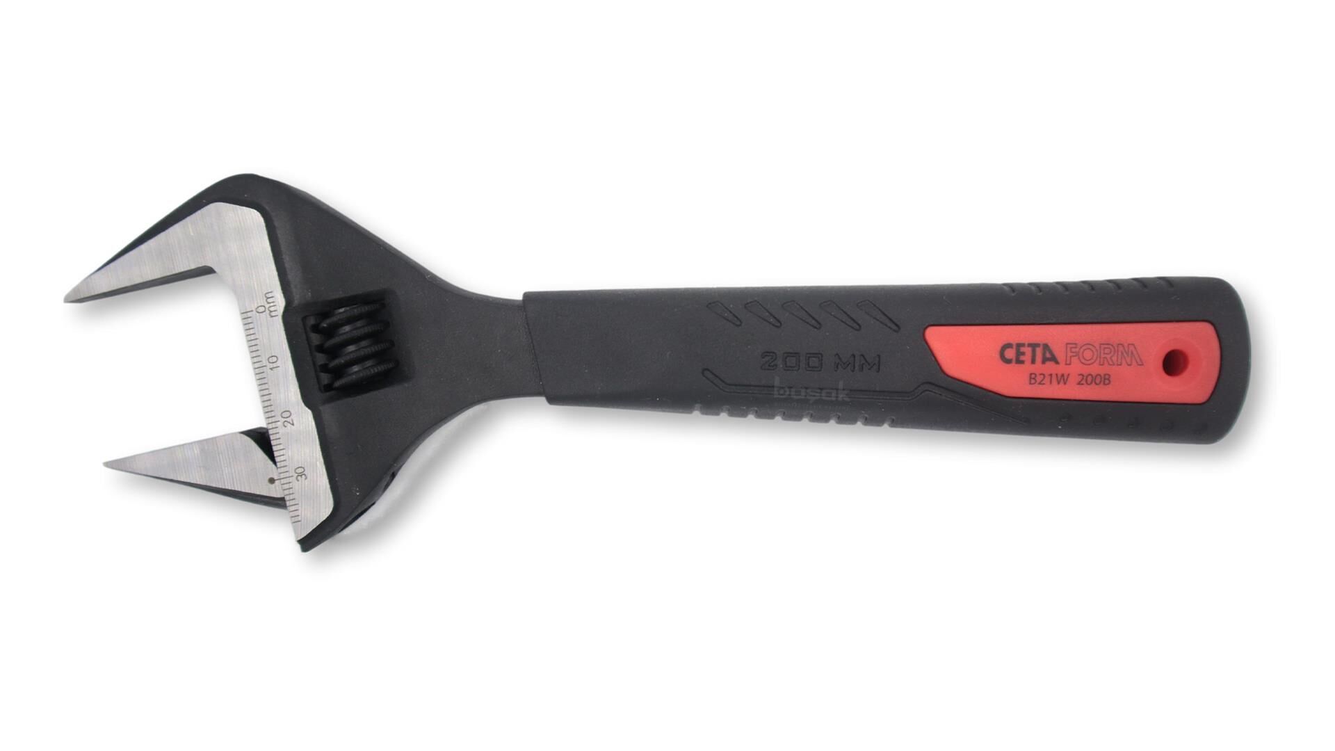 Ceta Form 38mm Geniş Çeneli 8'' 200mm Kurbağacık B21W-200B