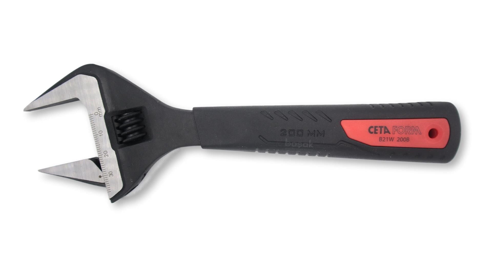 Ceta Form 38mm Geniş Çeneli 8'' 200mm Kurbağacık B21W-200B