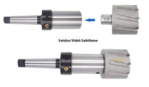MT30750LF Manyetik Adaptör MK3 | 32mm Weldon | 229mm