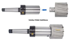 MT40750LF Manyetik Adaptör MK4 | 32mm Weldon | 250mm