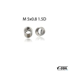 V-Coil M 5x0,8 Tırnaklı 1,5D Helicoil Yay İnox (1 Adet) 07308