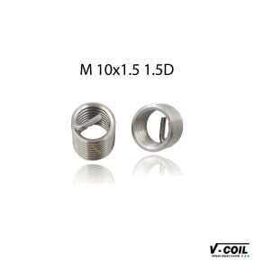 V-Coil M 10x1,5 Tırnaklı 1,5D Helicoil Yay İnox (1 Adet) 07315