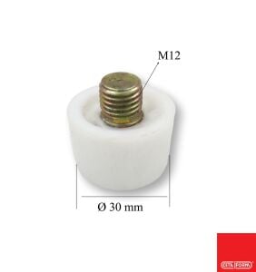 Ceta Form Ø 30 mm M12 Yedek Plastik Çekiç Kafası L12-R30