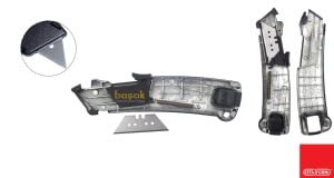 Ceta Form J47TK-S Emniyetli Maket Bıçağı (Trapez Tipi Yedekli)