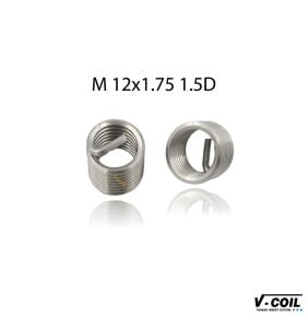 V-Coil M 12x1,75 Tırnaklı 1,5D Helicoil Yay İnox (1 Adet) 07321