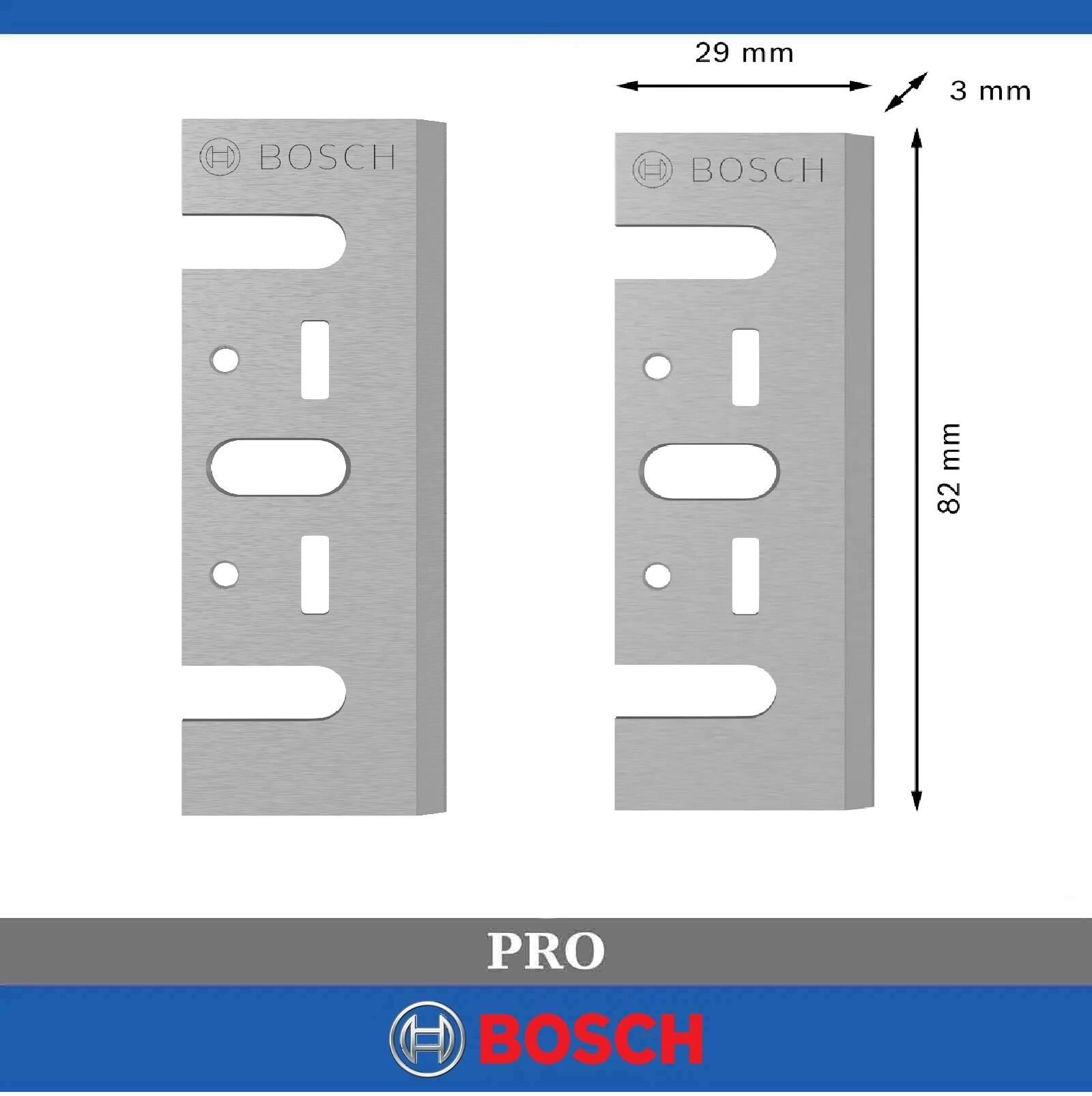 HSS schaafmessen 2 stuks reservemessen draaimessen voor elektrische schaaf 82 x 29 x 3 mm Skil 96H