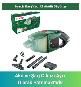 Bosch EasyVac 12 (Akü ve Şarj Yoktur) Akülü Süpürge 06033D0000