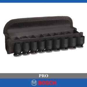 Bosch Pro 3/8'' 7-19 mm Havalı Lokma Takımı 9 Prç 2608003036