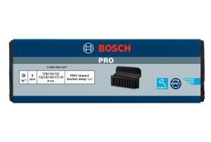 Bosch Pro 3/8'' 7-19 mm Uzun Havalı Lokma Takımı 9 Prç 2608003037
