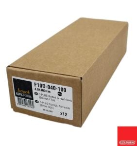Ceta Form 4 x 100 mm Elmas Kayma Önleyici Düz Tornavida F10D-040-100