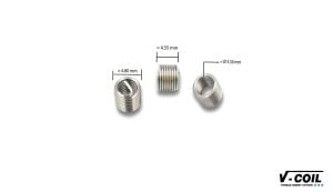 V-Coil M 4x0,7 Tırnaklı 2,0D Helicoil Yay İnox (1 Adet) 07407