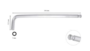 Ceta Form 5 mm L Topbaş Allen (Alyan) Anahtar