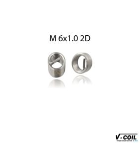 V-Coil M 6x1,0 Tırnaklı 2,0D Helicoil Yay İnox (1 Adet) 07409