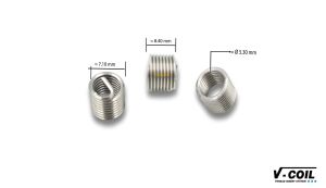 V-Coil M 6x1,0 Tırnaklı 2,0D Helicoil Yay İnox (1 Adet) 07409