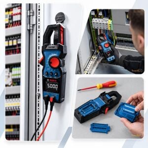 Bosch EXPERT EXMC600-17 Pens Ampermetre 600A AC/DC True RMS 0601077500