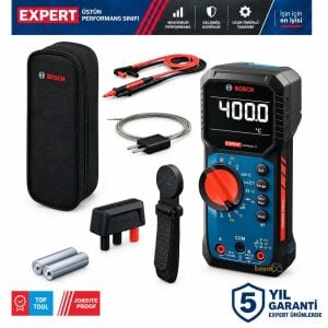 Bosch EXPERT EXDM600-17 Dijital Multimetre 600V AC/DC True RMS 0601077200