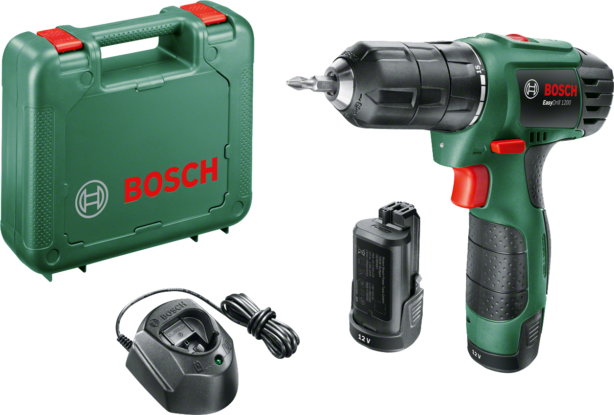 Bosch Easy Drill 1200 (2x1,5Ah) Akülü Delme/Vidalama Makinesi 06039A210B