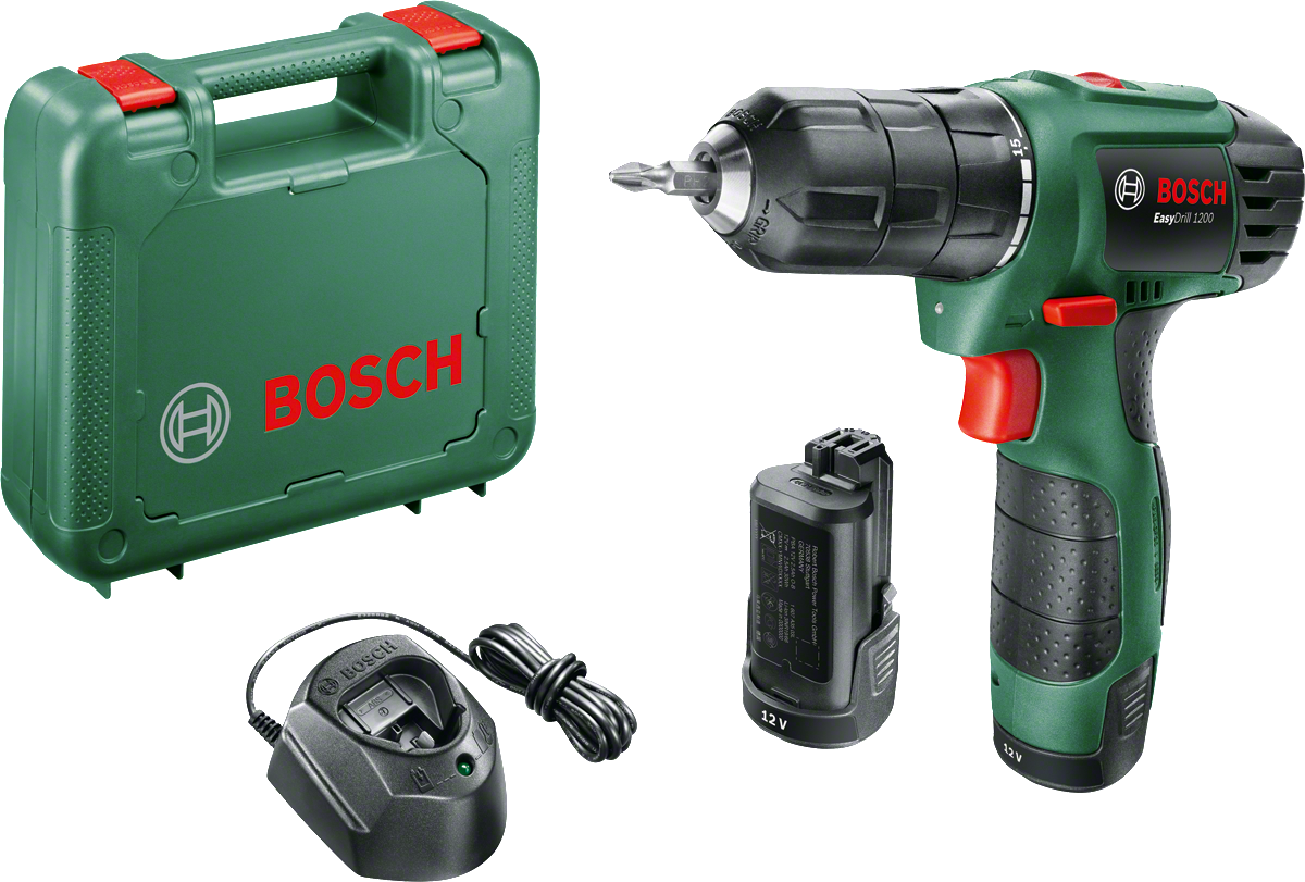 Bosch Easy Drill 1200 (2x1,5Ah) Akülü Delme/Vidalama Makinesi 06039A210B