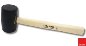 Ceta Form Ø 65 mm Ağaç Saplı Lastik Tokmak L16-50