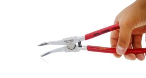 Ceta Form N23-38 Özel Segman Pensesi 210 mm (Eğik Ağız-Merkezleme Delikli)