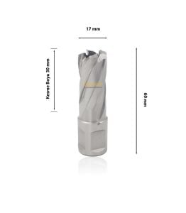 3Keego 17 x 30 mm HSS Manyetik Matkap Ucu SHC30