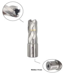 3Keego 17 x 30 mm HSS Manyetik Matkap Ucu SHC30