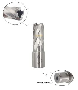 3Keego 17 x 30 mm HSS Manyetik Matkap Ucu SHC30