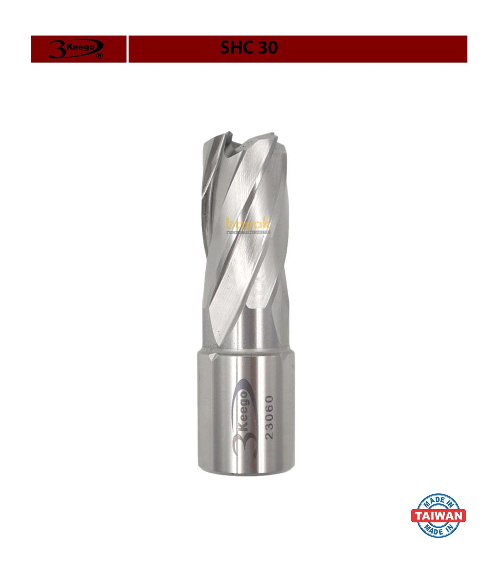 3Keego 17 x 30 mm HSS Manyetik Matkap Ucu SHC30