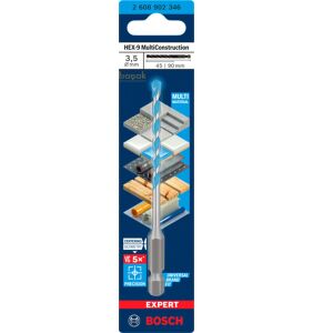 Bosch Expert 3.5x90 mm HEX-9 Çok Amaçlı Matkap Ucu 2608902346