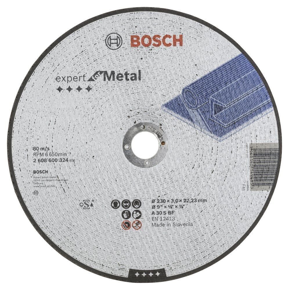 Bosch 230x3 mm Expert Metal Kesme Taşı Düz 2608600324