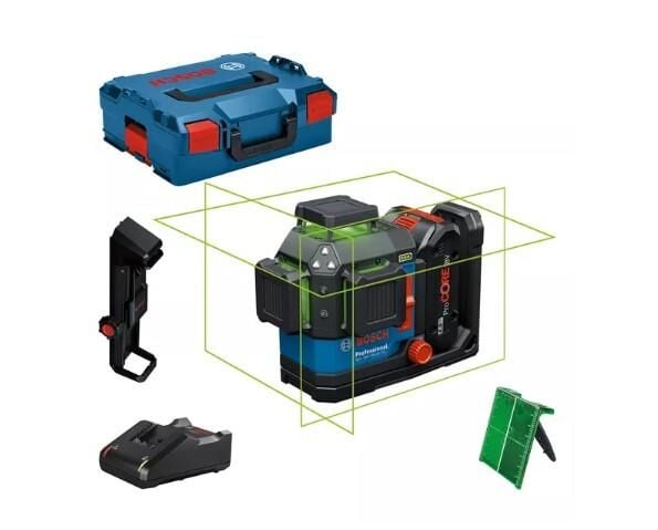 Bosch GLL 18V-120-33 CG Procore 4 Ah Akülü Yeşil Çizgi Lazeri 0601065100