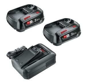 Bosch 18 Volt Başlangıç Seti 2x2,5 Ah + AL 18V-44 1600A031T5