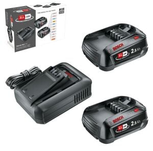 Bosch 18 Volt Başlangıç Seti 2x2,5 Ah + AL 18V-44 1600A031T5