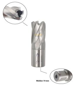 3Keego 19 x 30 mm HSS Manyetik Matkap Ucu SHC30
