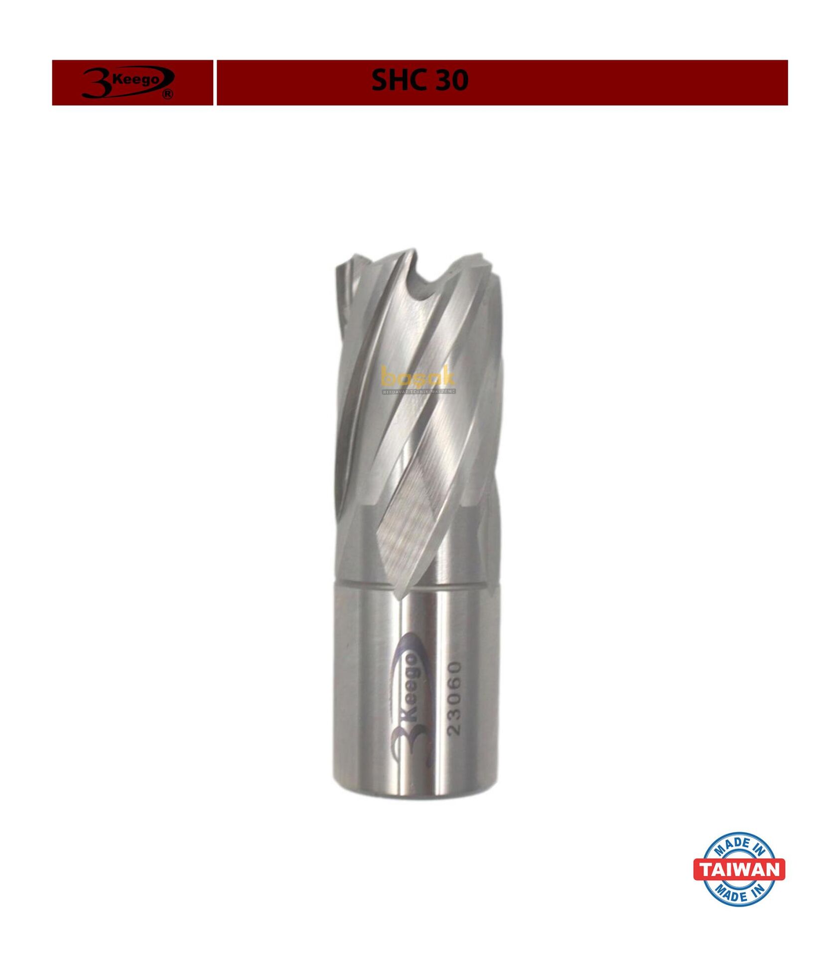 3Keego 19 x 30 mm HSS Manyetik Matkap Ucu SHC30