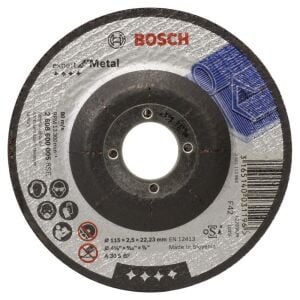 Bosch 115x2,5 mm Expert Metal Kesme Taşı Bombeli 2608600005