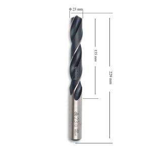 MTE 23 mm Taşlanmış Metal Matkap Ucu HSS DIN 338