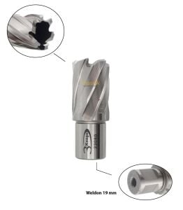 3Keego 23 x 30 mm HSS Manyetik Matkap Ucu SHC30