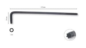 Ceta Form T20 L Uzun Torx Allen (Alyan) Anahtar 720L