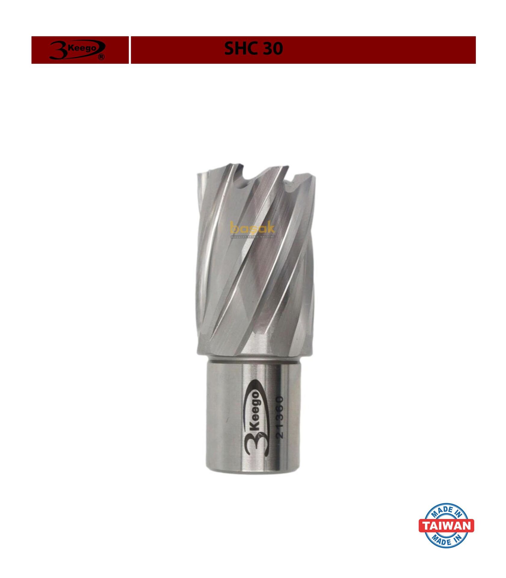 3Keego 24 x 30 mm HSS Manyetik Matkap Ucu SHC30