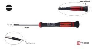 Ceta Form 1,8 x 60 mm Elektronikçi Düz Tornavida H01-18-060