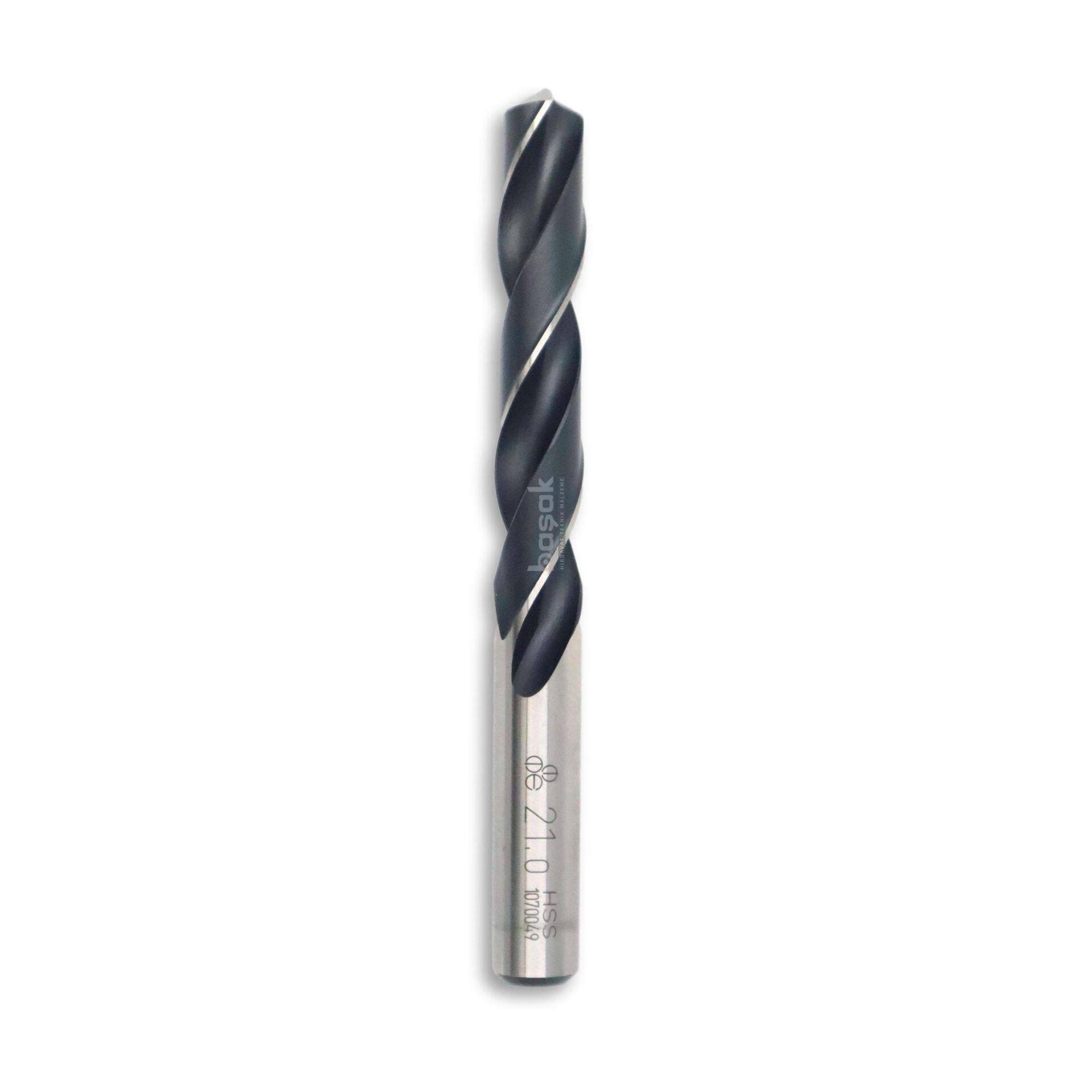 MTE 21 mm Taşlanmış Metal Matkap Ucu HSS DIN 338